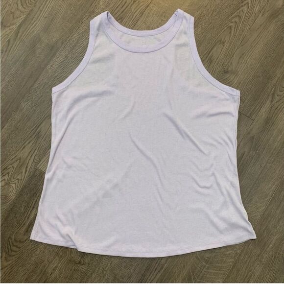 DANSKIN Ribbed Tank Top Women’s Medium Lavender. - Picture 3 of 10